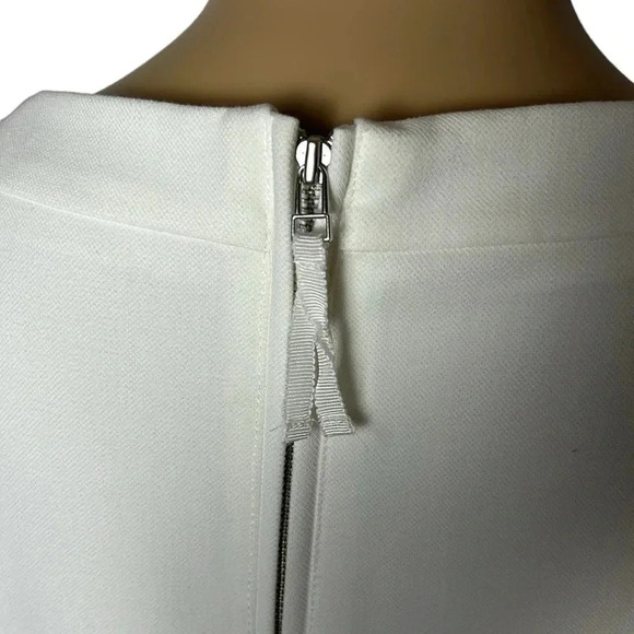 Banana Republic dress women size 2. White ,black , abstract, shift ,line,mini - Picture 6 of 12